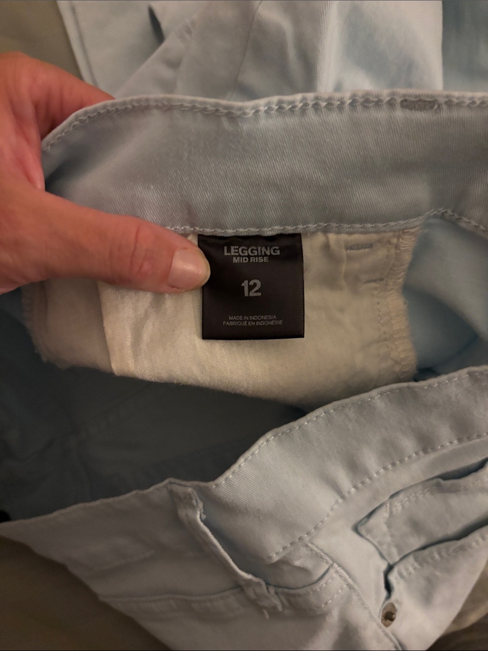 Light Blue Women’s Slim Jeans - Picture 5 of 5